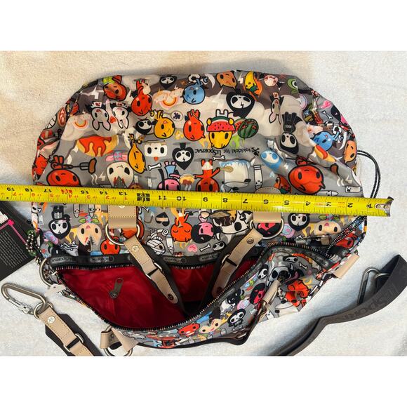Tokidoki for LeSportsac Small Weekender Duffel Bag Inferno Rare Retired NWOT - Picture 8 of 10